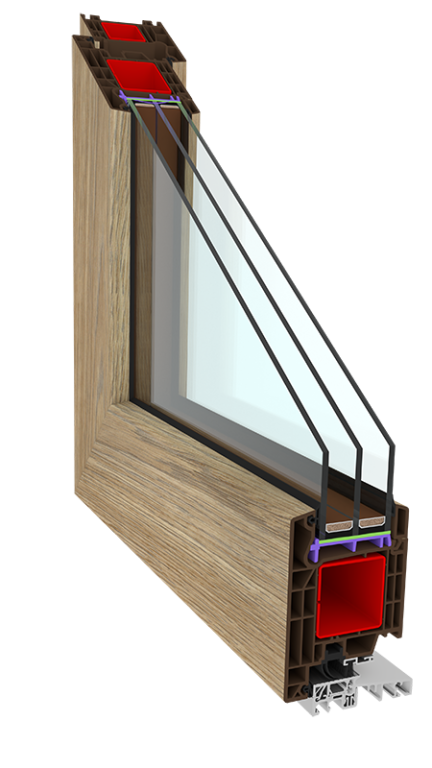ModernDoor profilio pjūvis